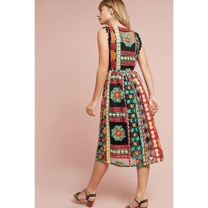 Anthropologie Eva Franco Saskia Embroidered Dress
